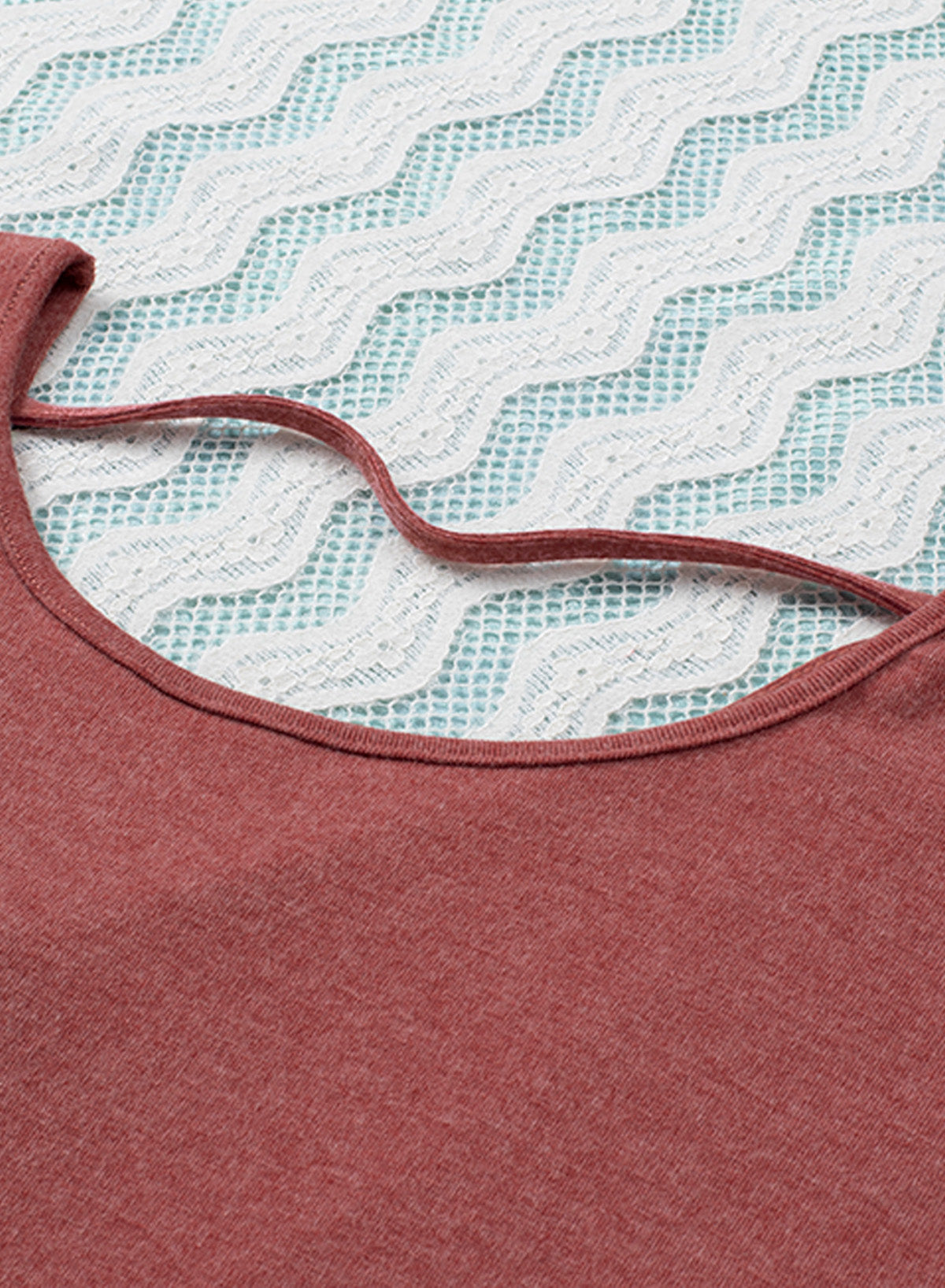 Hollow-out Ruched Back Long Sleeve Top