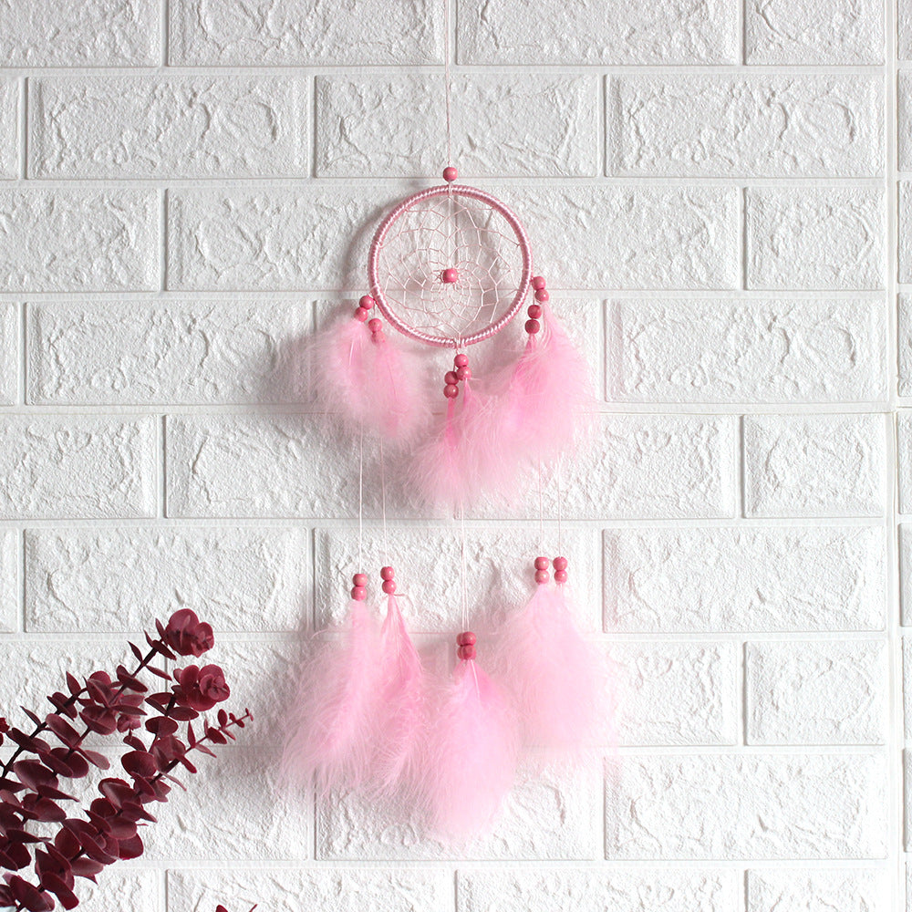 Creative Feather Wind Chimes Ornaments Dreamcatcher