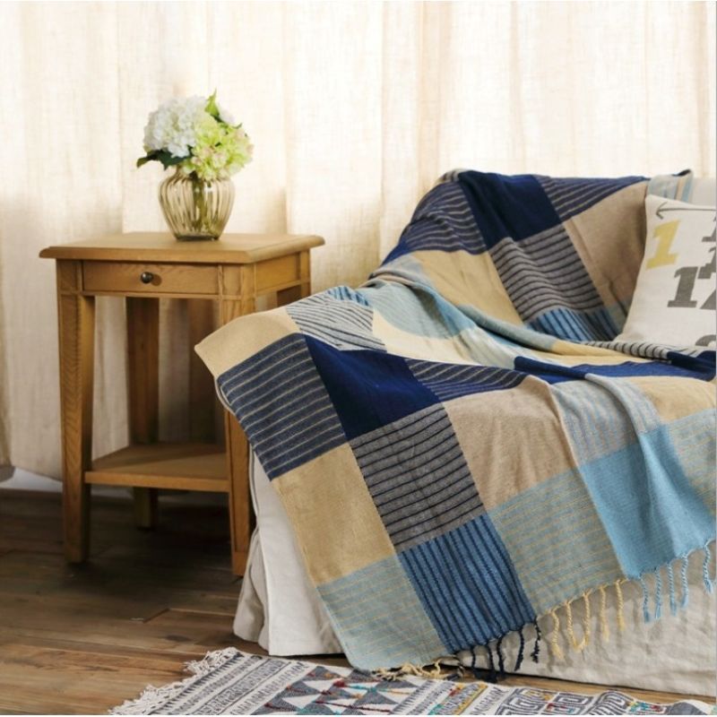 Retro Sofa Towel Nordic Single