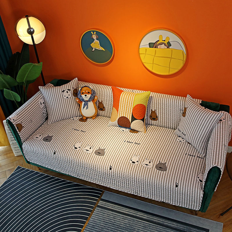 Modern Minimalist Striped Print Back Cover