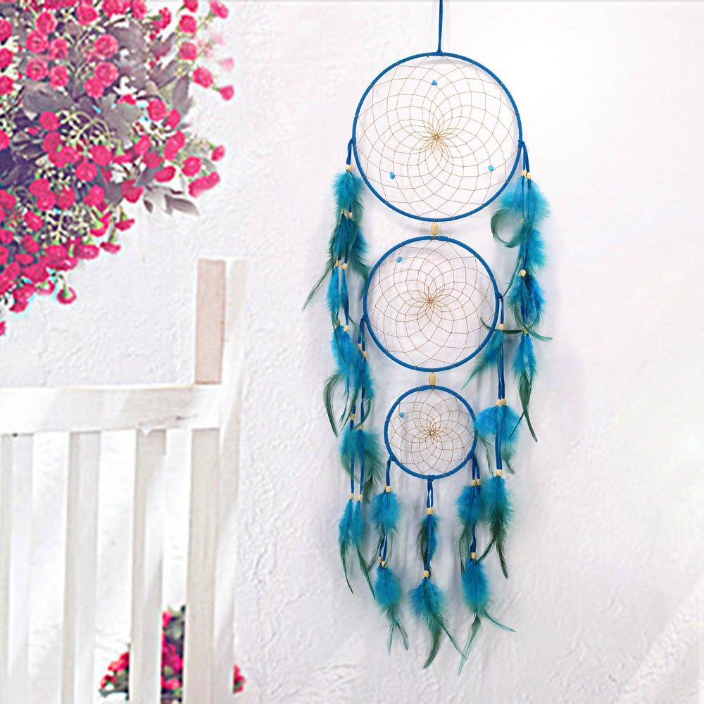 Home Craft Wall Pendant Feather Decoration