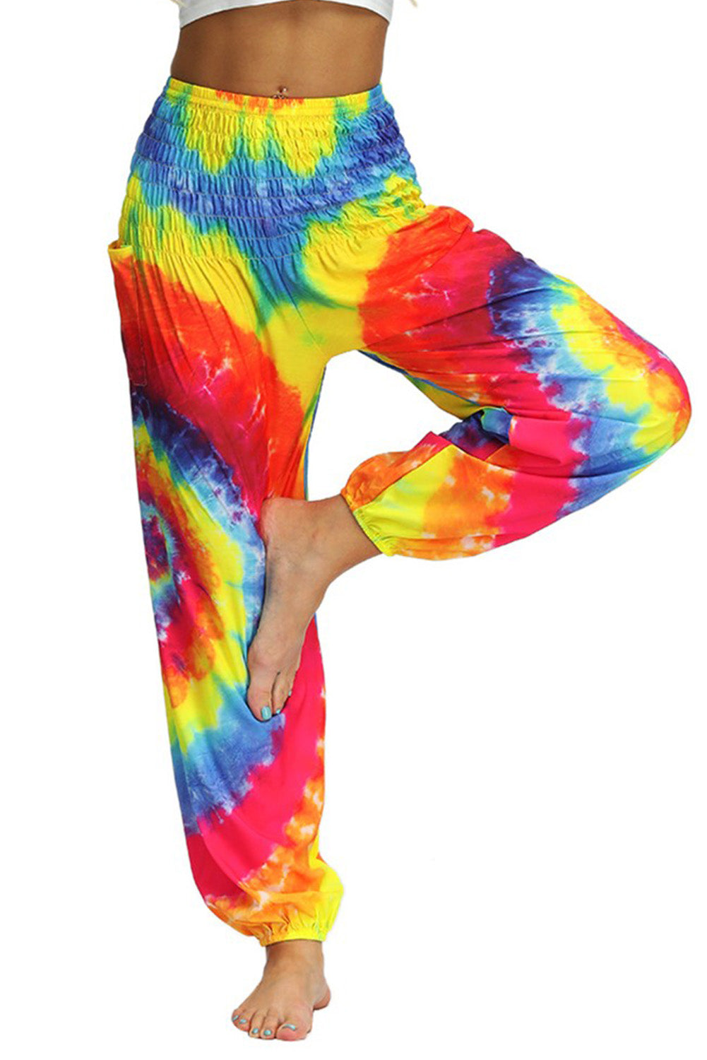 Boho Tie-dye Casual Loose Hippy Harem Pants