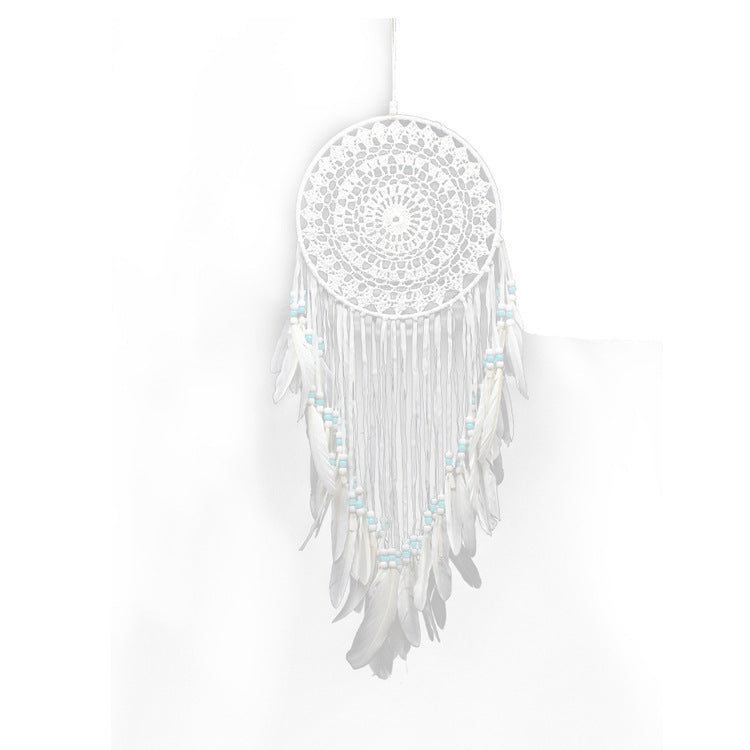 MS6133B Swan Feather Dreamcatcher