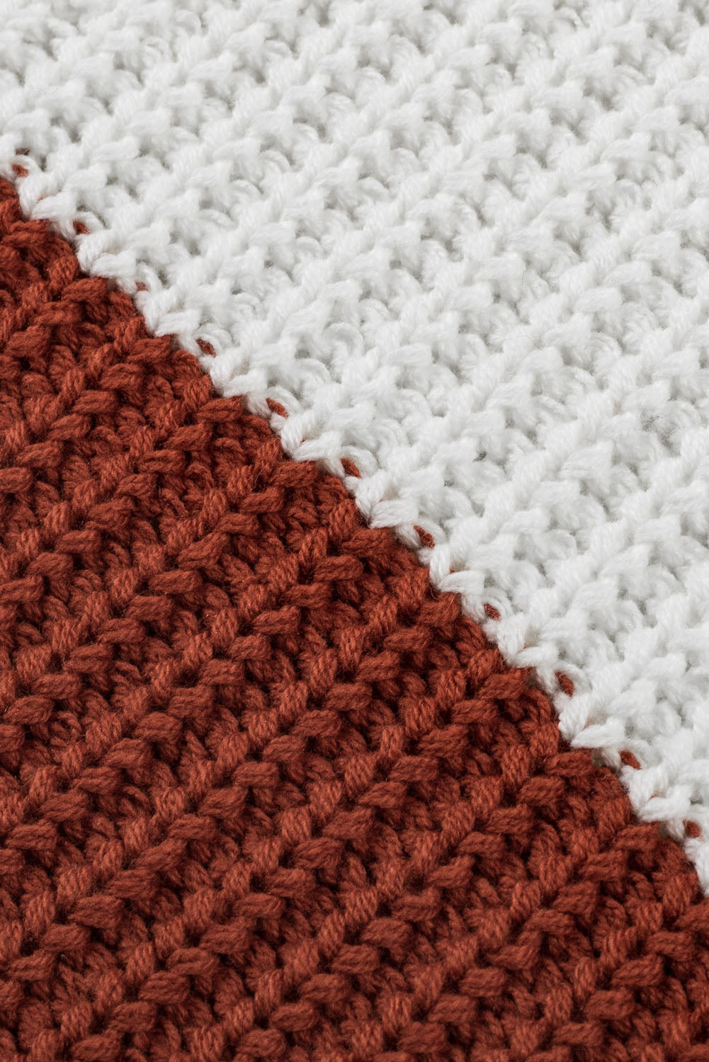 Colorblock Distressed Sweater