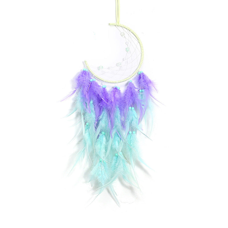 Dream Catcher Ornaments Feather Pendant Wind Chimes