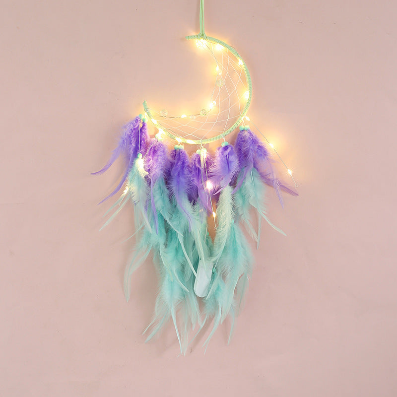 Dream Catcher Ornaments Feather Pendant Wind Chimes